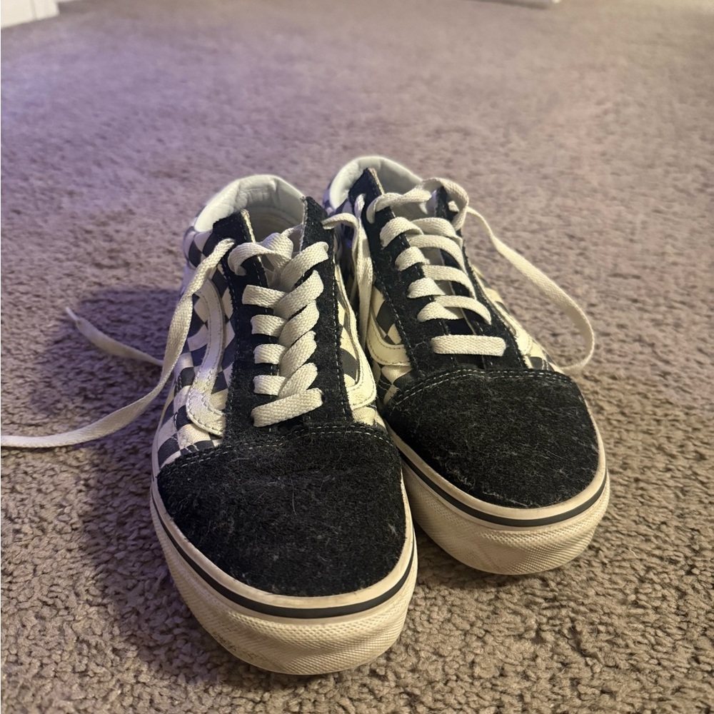 Black and White Checkered Vans